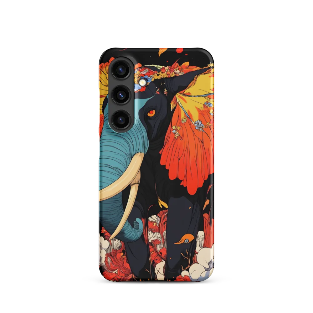 Majesty of the Floral Elephant | Phone Case |  S24 | Snap Case | Matte