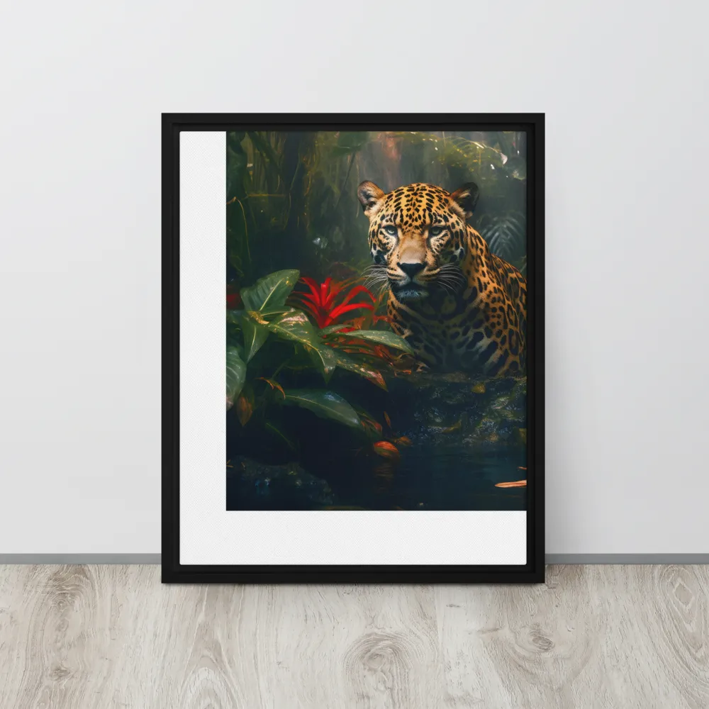 Echoes of the Wild | Canvas with Black Frame | 16″×20″