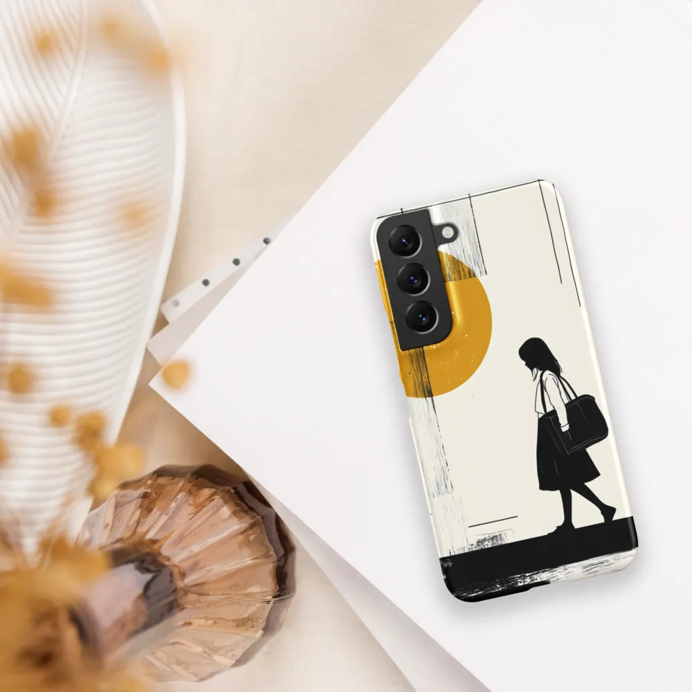 Silent Steps | Phone Case |  S22 | Snap Case | Matte