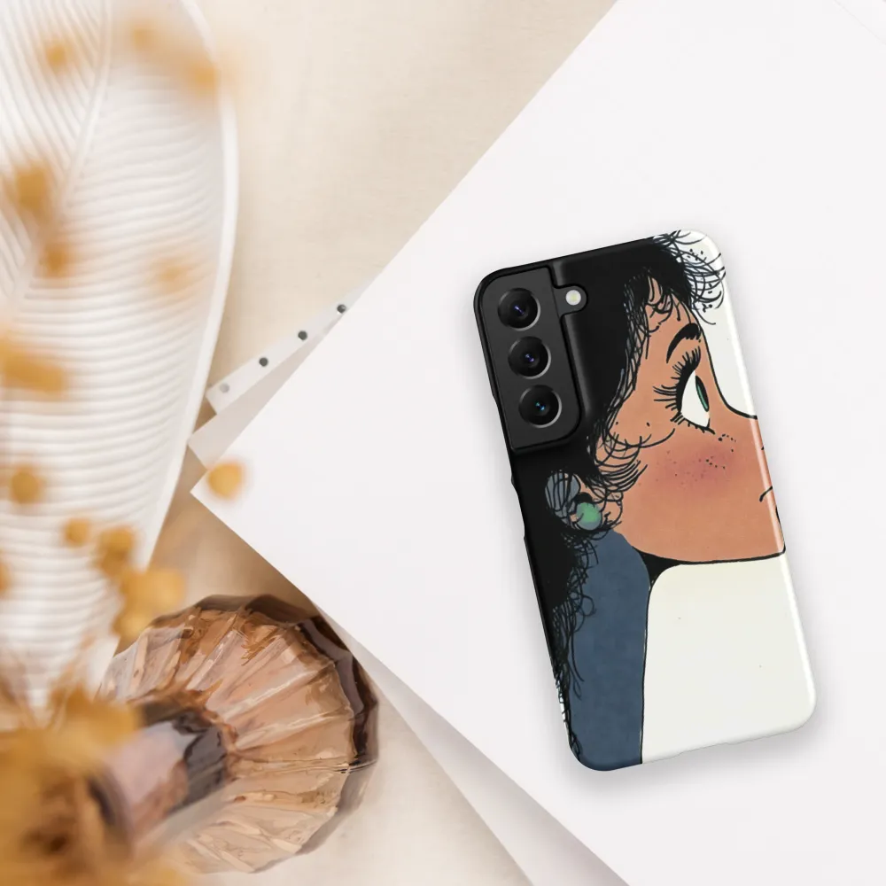 Whispers of Contemplation | Phone Case |  S22 | Snap Case | Matte