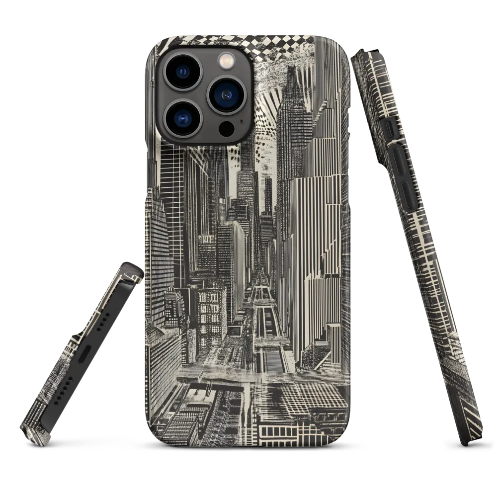 Urban Dreams: A Surreal Cityscape | Phone Case |  13 Pro Max | Snap Case | Matte