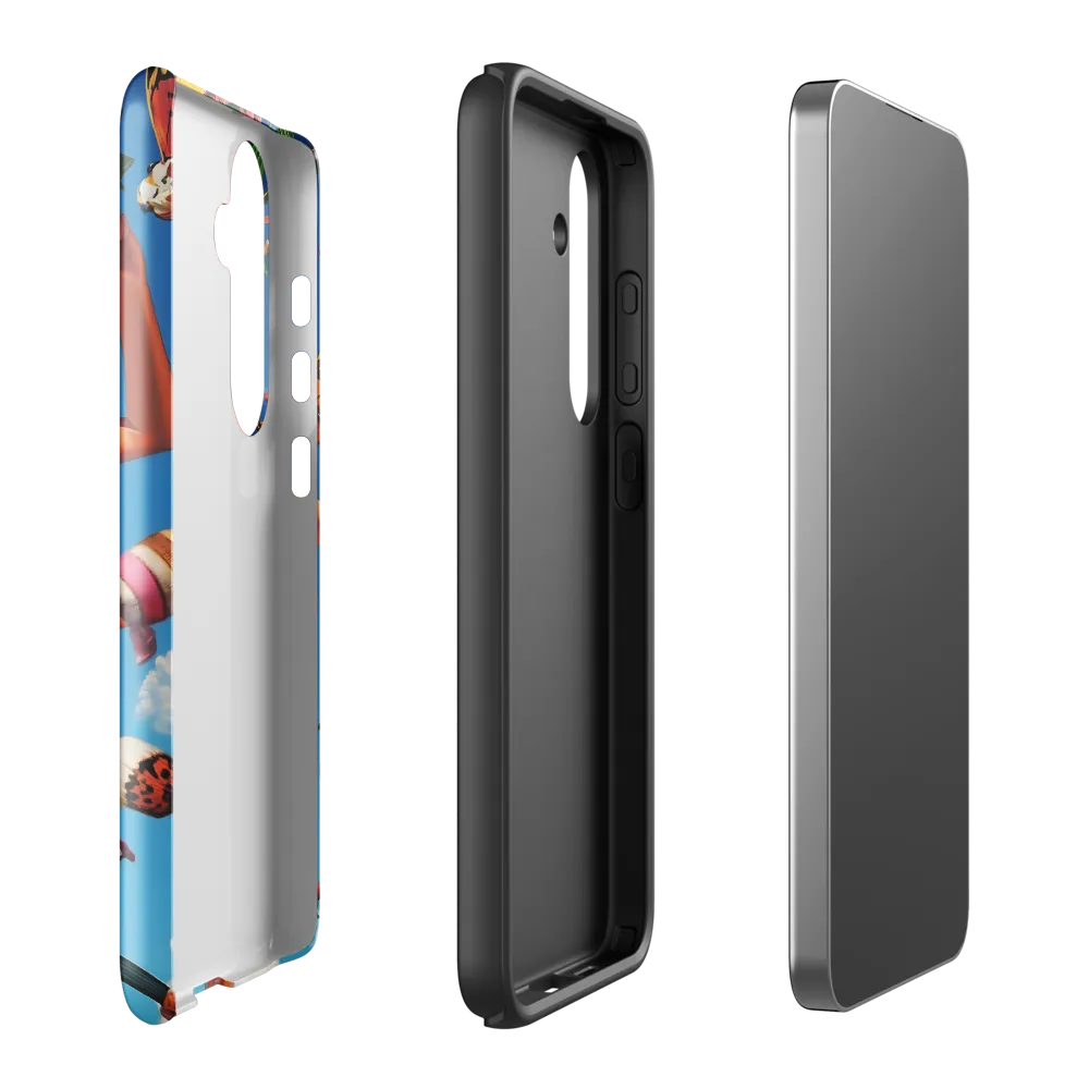 Joyful Whimsy | Phone Case |  S24 Plus | Tough Case | Glossy