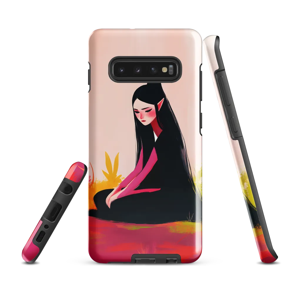 Whispers of Solitude | Phone Case |  S10 Plus | Tough Case | Glossy