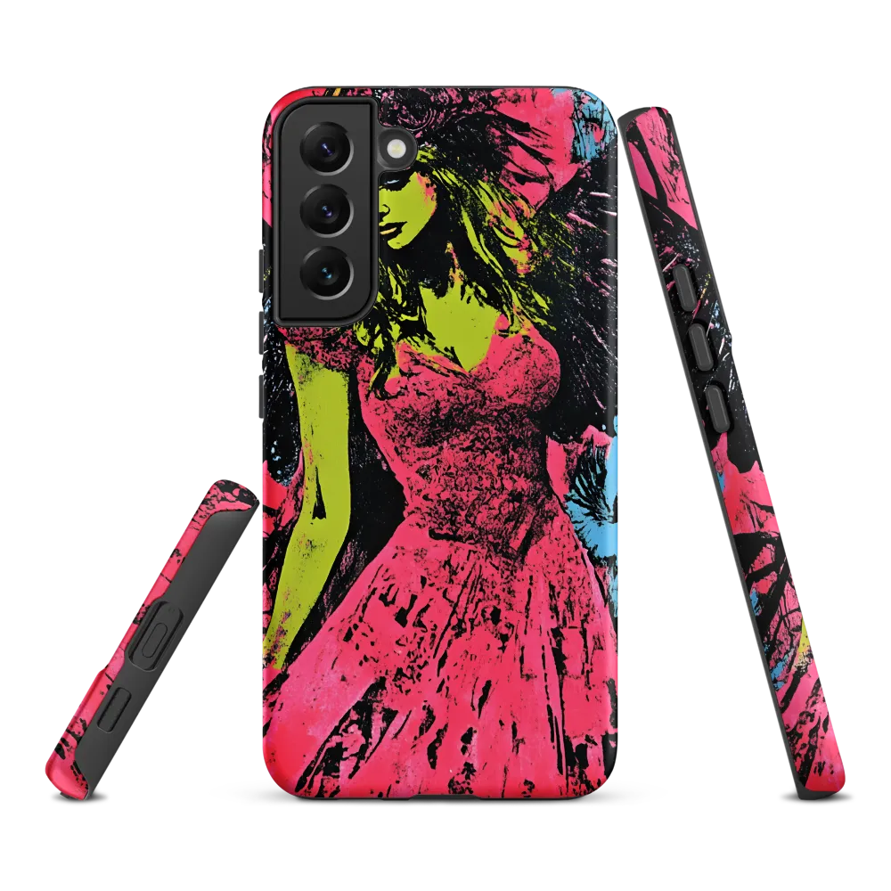 Mystical Angel in Neon Dreams