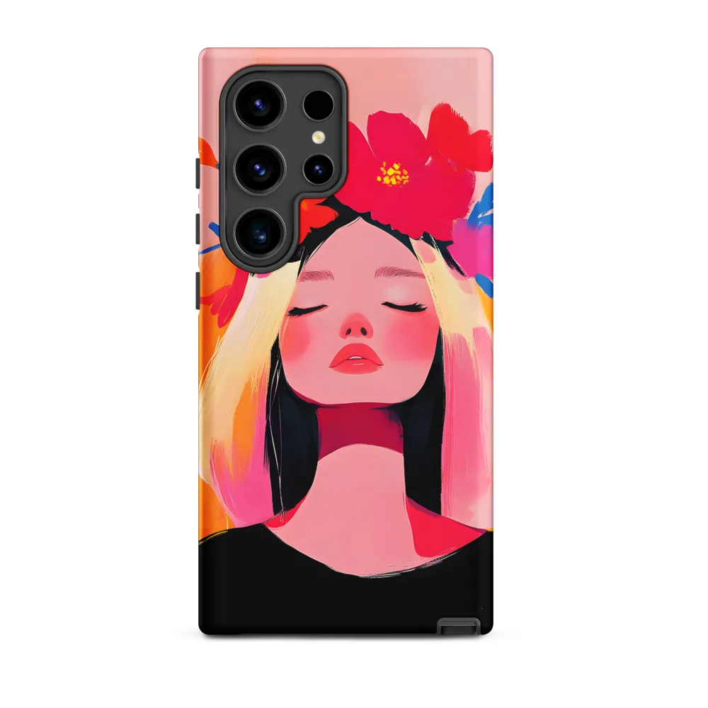 Floral Serenity | Phone Case |  S24 Ultra | Tough Case | Matte