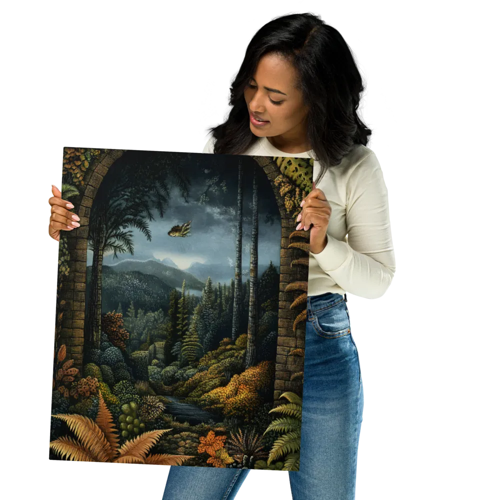 Whispers of the Enchanted Forest | Metal Print | 16″×20″