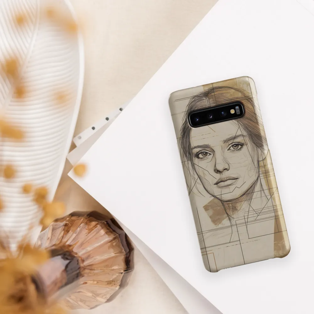 Geometric Elegance: A Modern Portrait