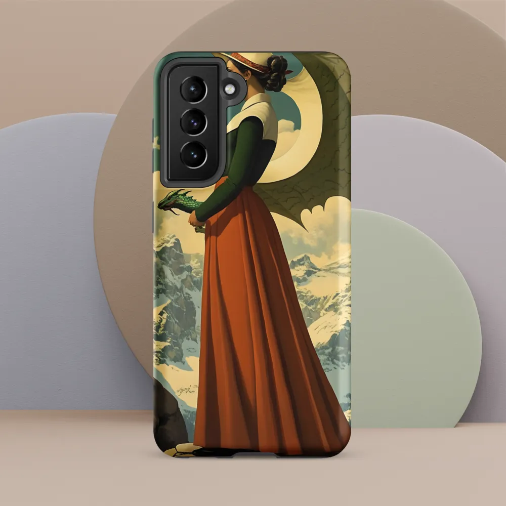 Mystic Harmony: The Dragon Keeper | Phone Case |  S21 FE | Tough Case | Matte