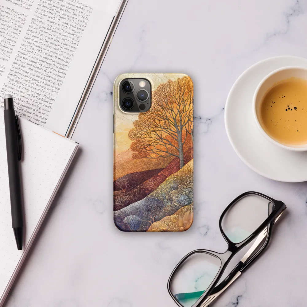 Amber Canopy on Patterned Hills