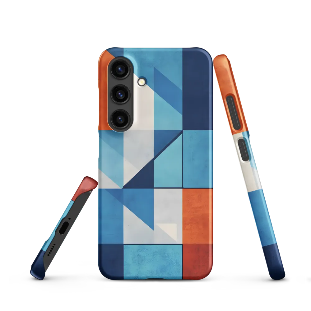 Geometric Harmony in Color | Phone Case |  S24 | Snap Case | Matte