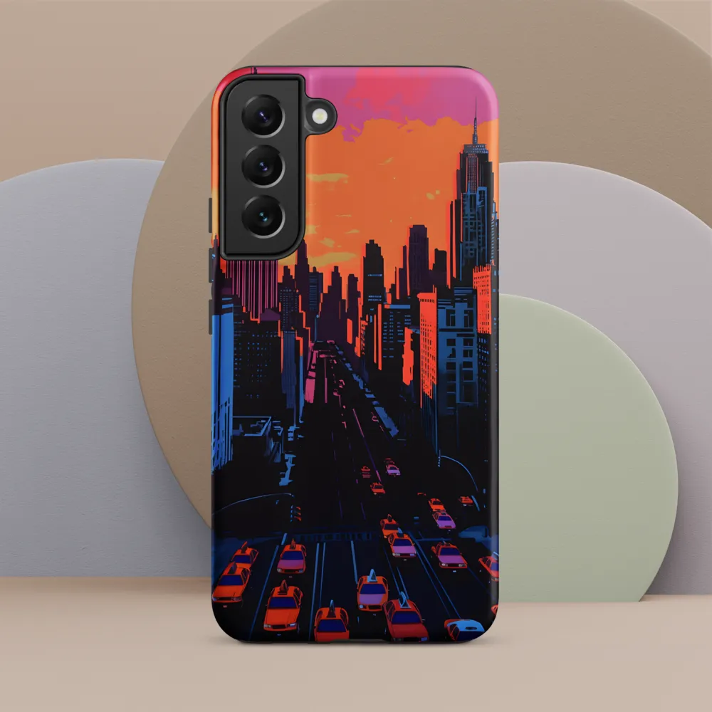 Sunset Over Skyscrapers