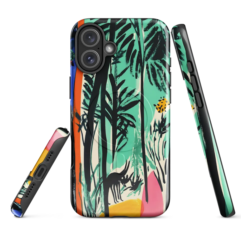 Whispers of the Jungle | Phone Case |  16 Plus | MagSafe® Tough Case | Glossy
