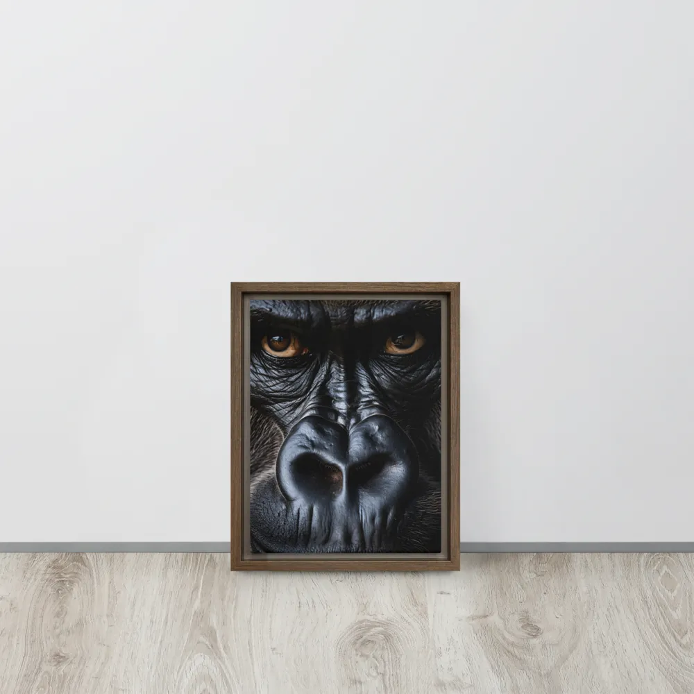 Gaze of the Wild: A Gorilla's Portrait