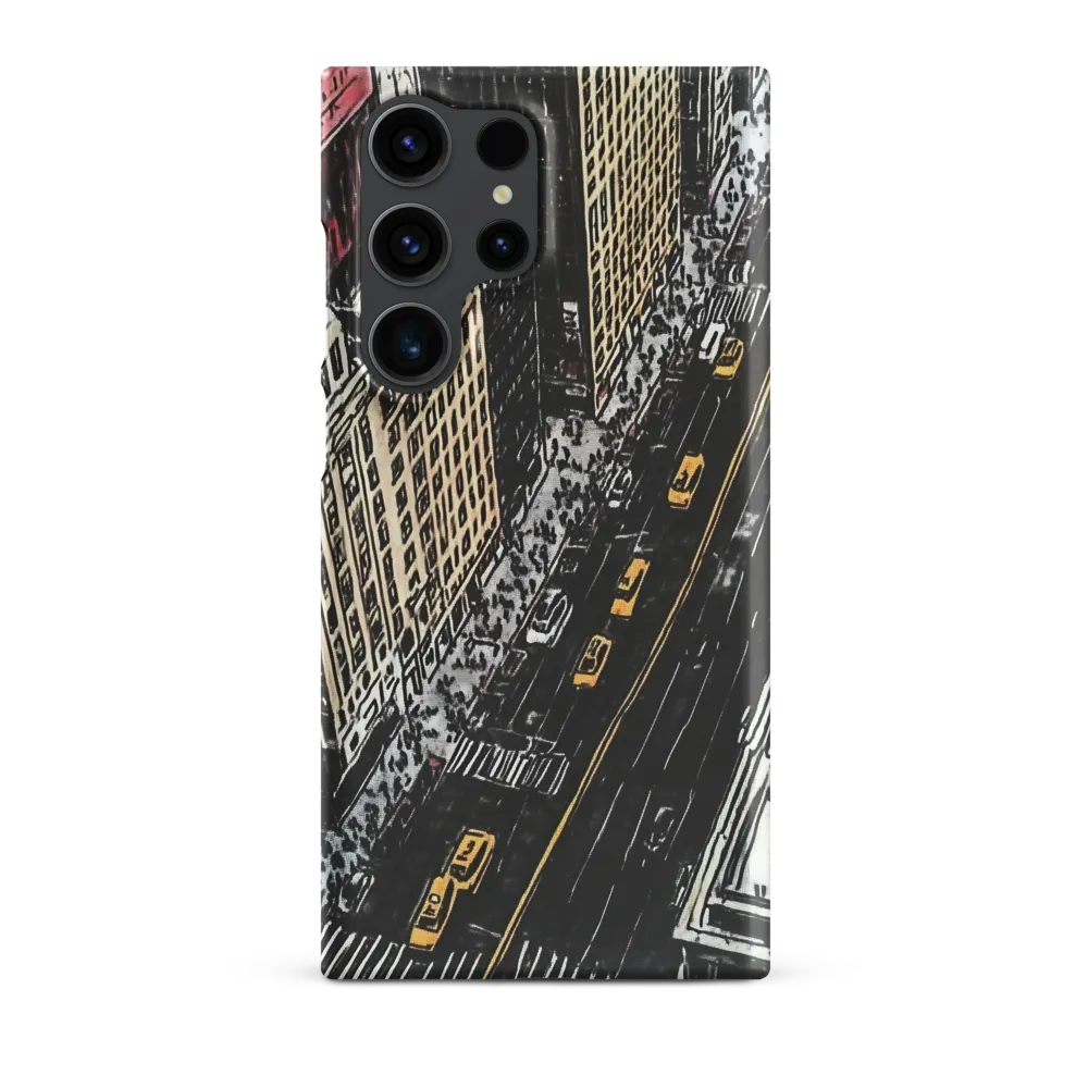 Aerial Symphony: City Pulse | Phone Case |  S23 Ultra | Snap Case | Matte