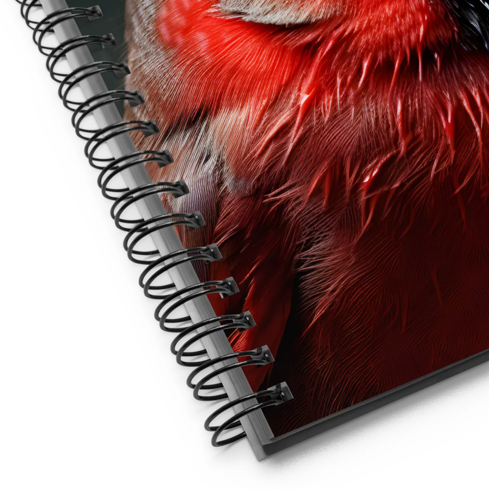 The Bold Cardinal | Spiral Notebook