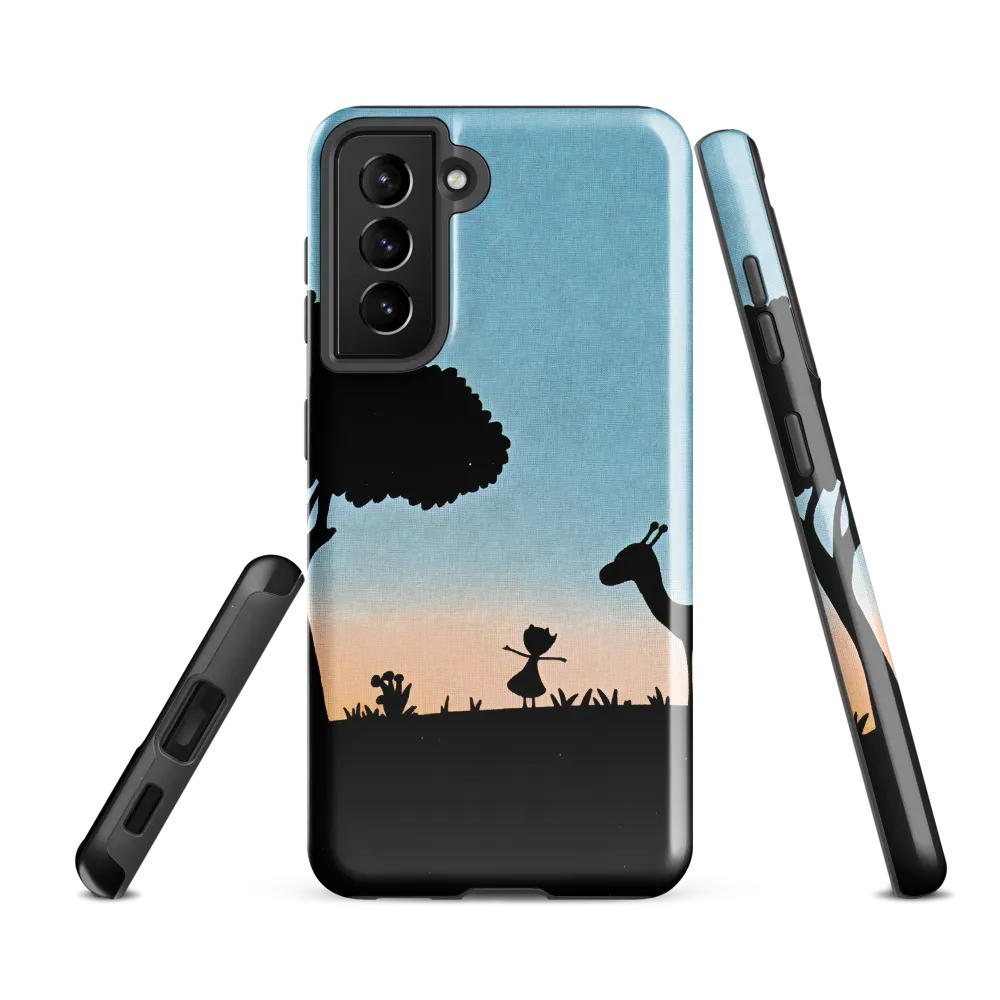 Curiosity in the Silhouette | Phone Case |  S21 FE | Tough Case | Glossy