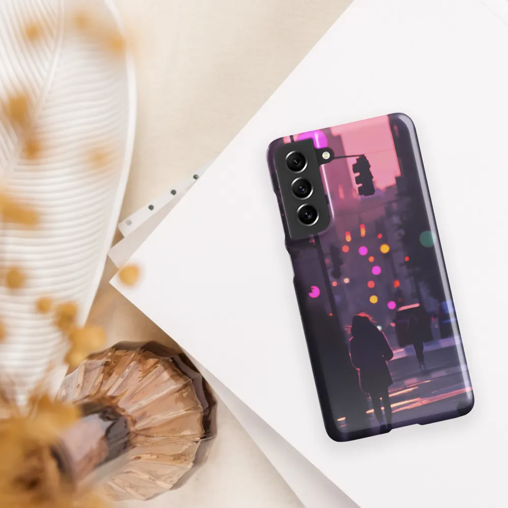 City Silhouettes at Dusk | Phone Case |  S21 FE | Snap Case | Glossy