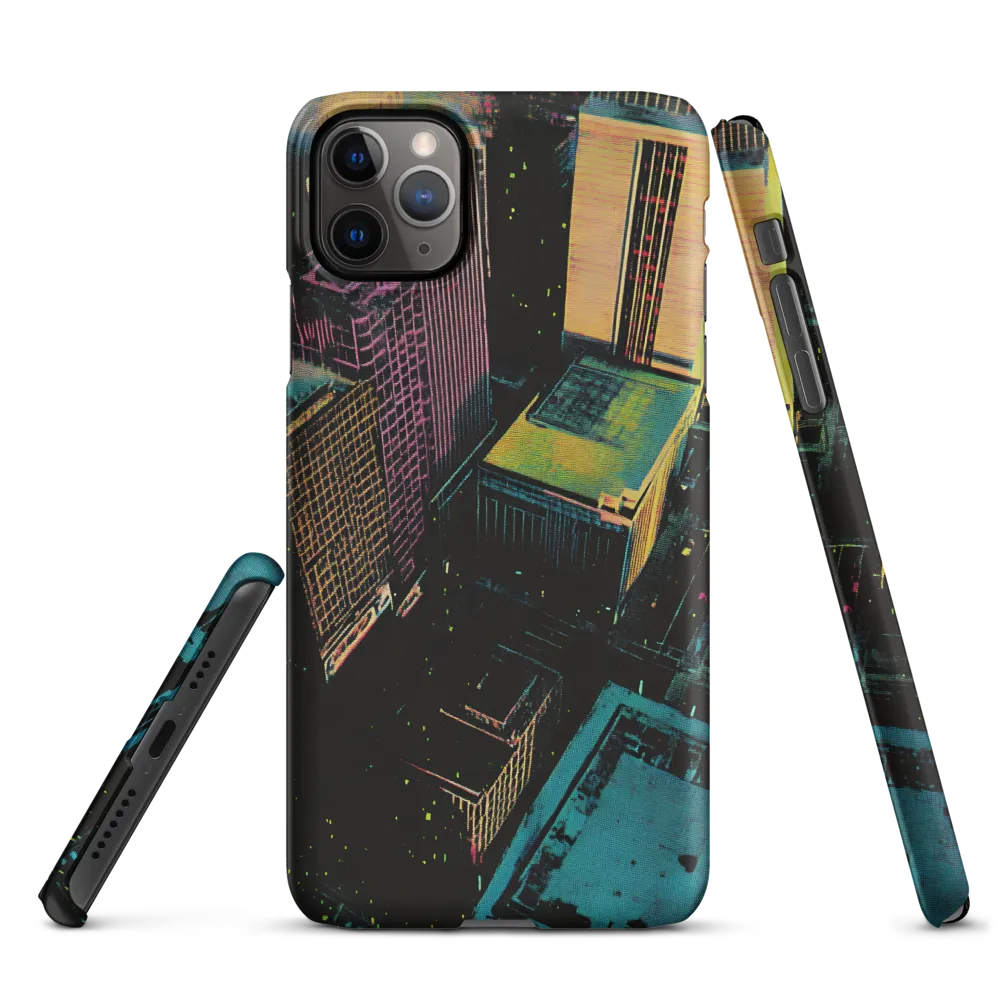 Neon Dreams: A City from Above