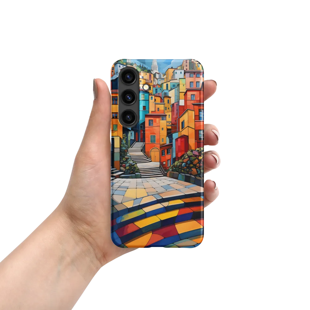 Vibrant Village: A Cubist Journey