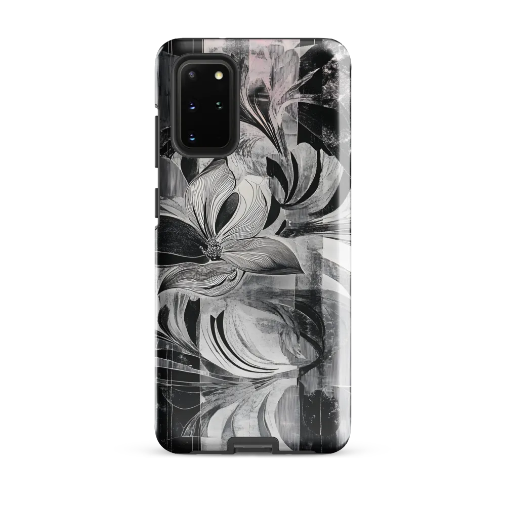 Floral Fusion in Monochrome