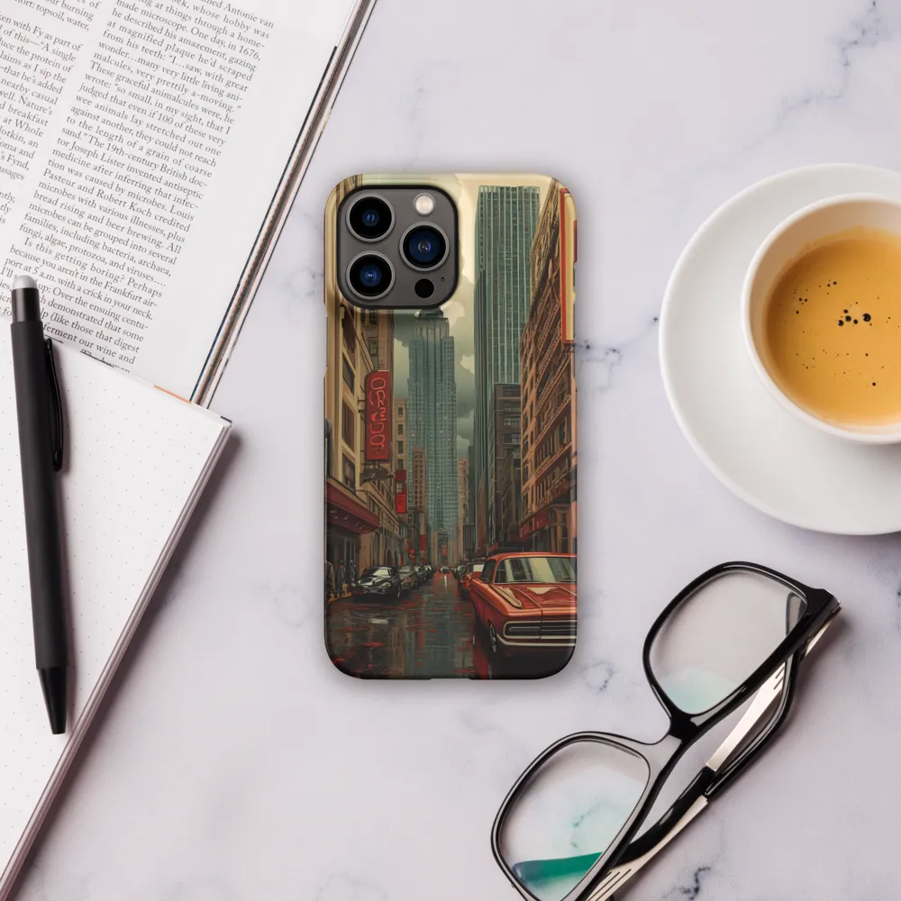 Nostalgic Cityscape: Reflections of a Forgotten Era | Phone Case |  13 Pro Max | Snap Case | Matte