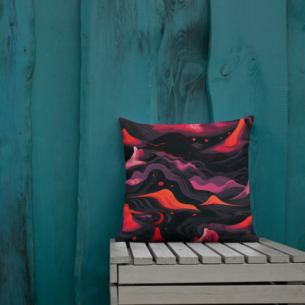 Whispers of Crimson Peaks | Pillow | 18″×18″