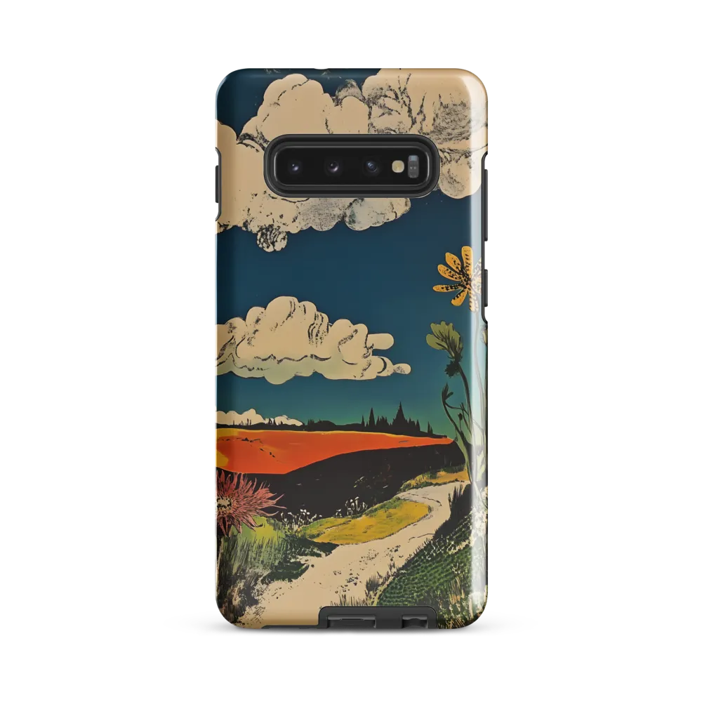 Surreal Blooming Landscape | Phone Case |  S10 Plus | Tough Case | Glossy