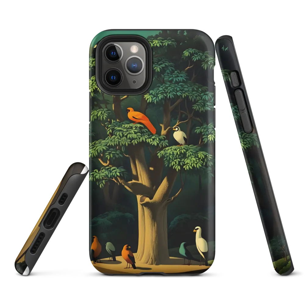 Harmony in Color: A Surreal Bird Symphony