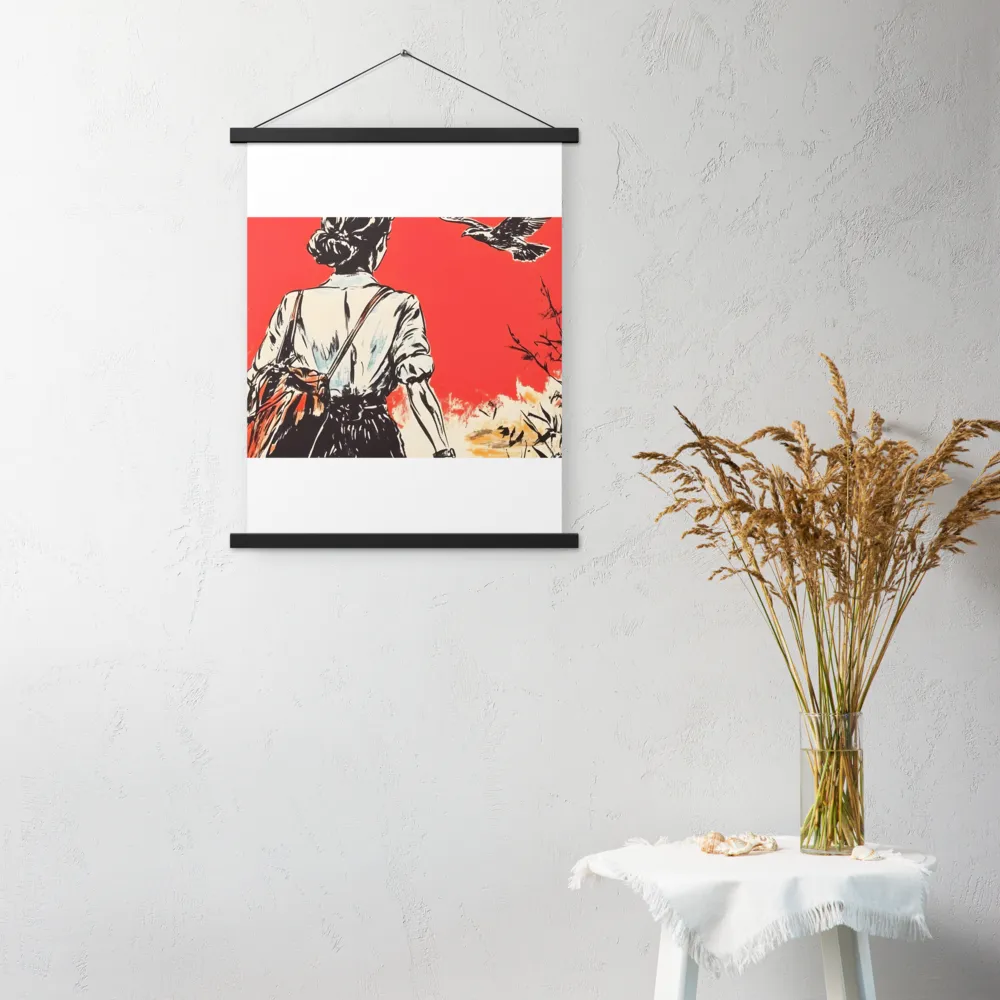 Journey Beyond the Horizon | Poster With Black Wood Hanger | 18″×24″