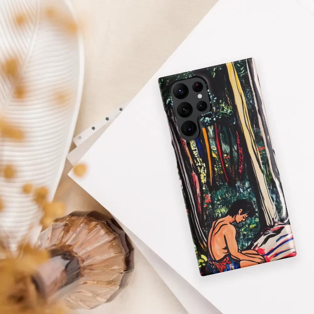Contemplation in Nature | Phone Case |  S22 Ultra | Snap Case | Matte