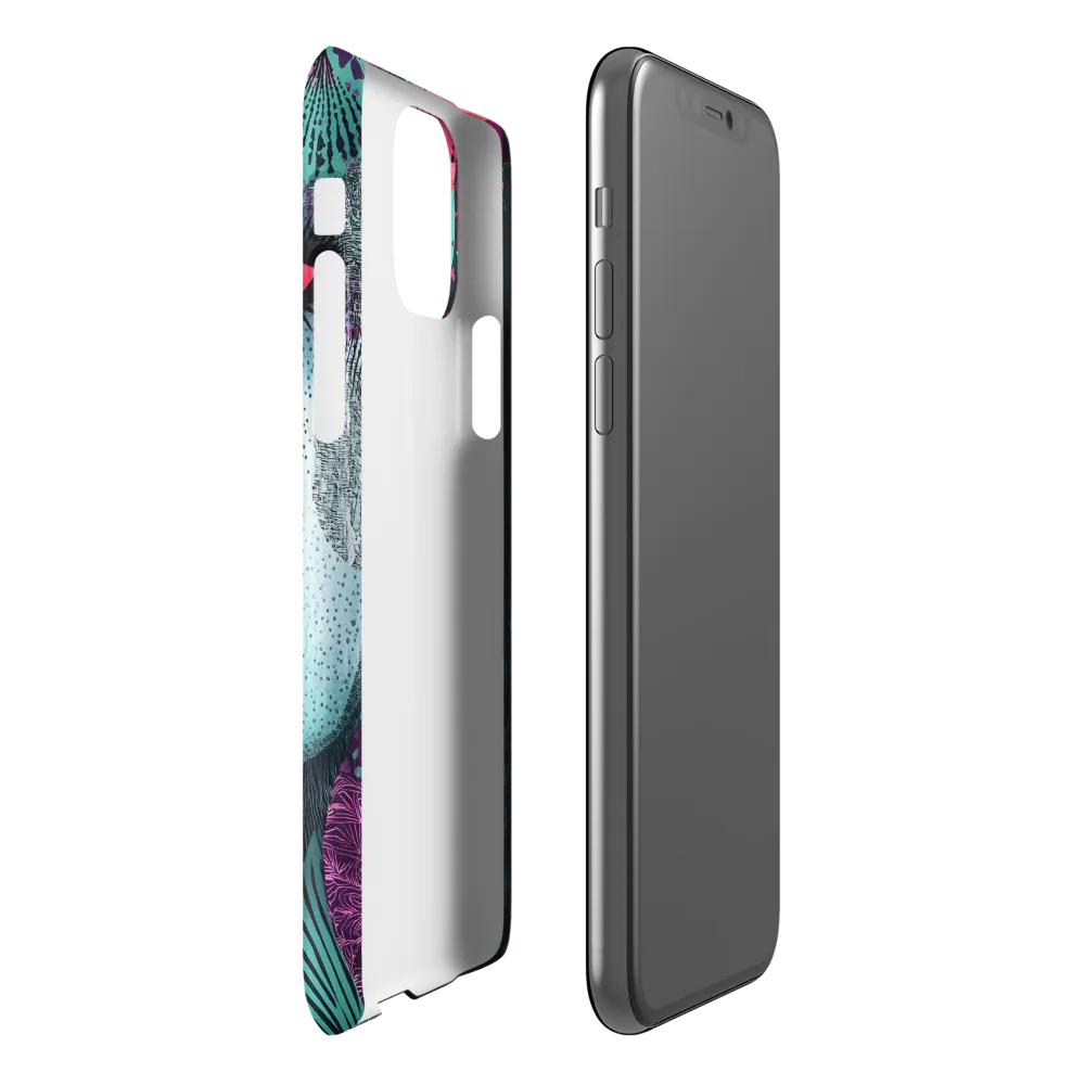 Mystical Beauty in Blue and Pink | Phone Case |  11 Pro | Snap Case | Matte