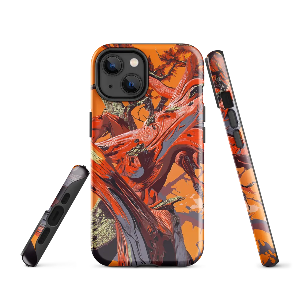Life in Motion: An Abstract Tree | Phone Case |  14 | Tough Case | Glossy