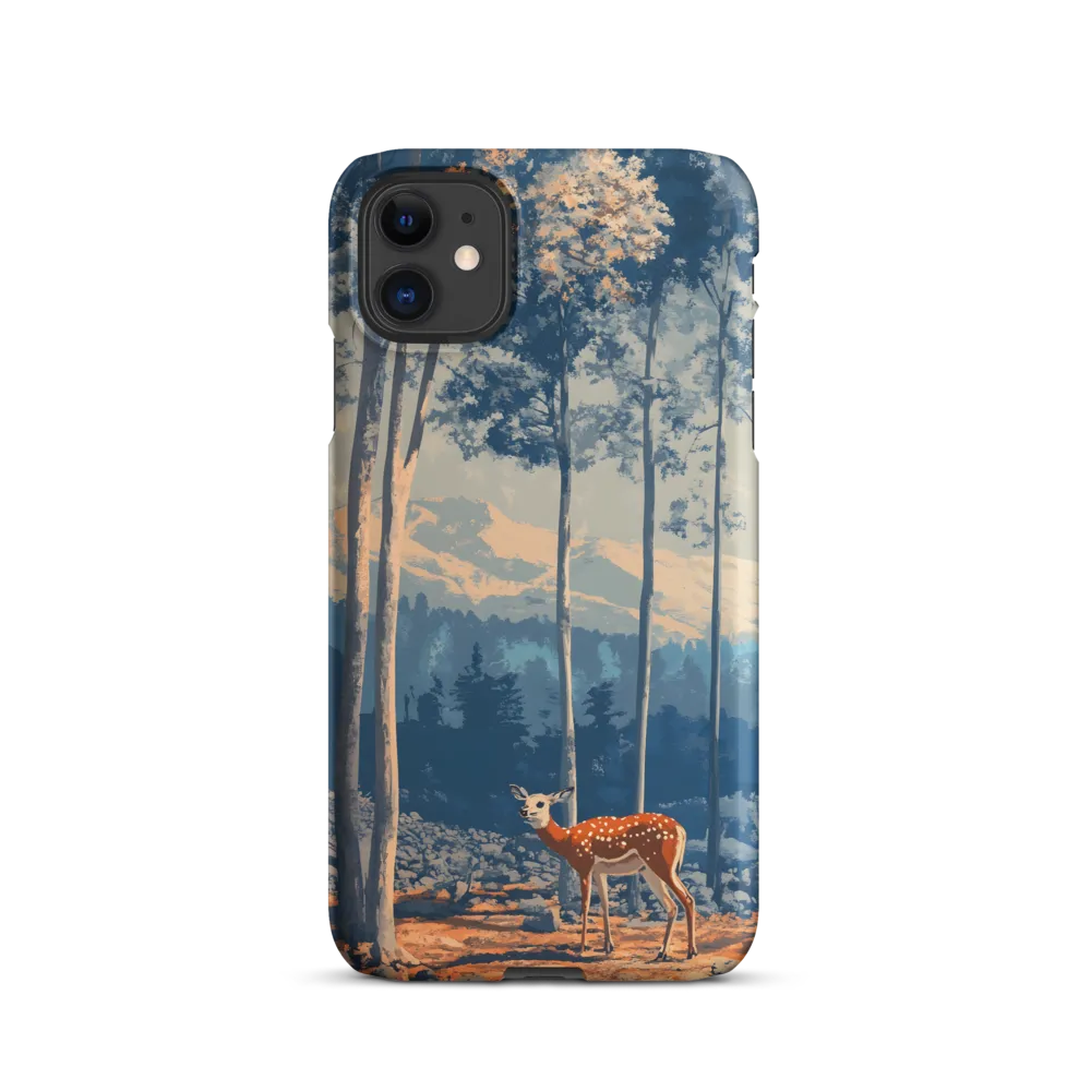 Whispers of the Forest: A Serene Encounter | Phone Case |  11 | Snap Case | Matte