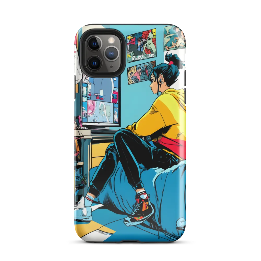 Contemplation in a Digital Space | Phone Case |  11 Pro Max | Tough Case | Glossy