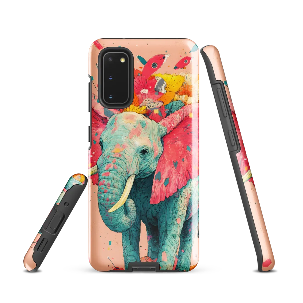 Whimsical Elegance: The Floral Elephant