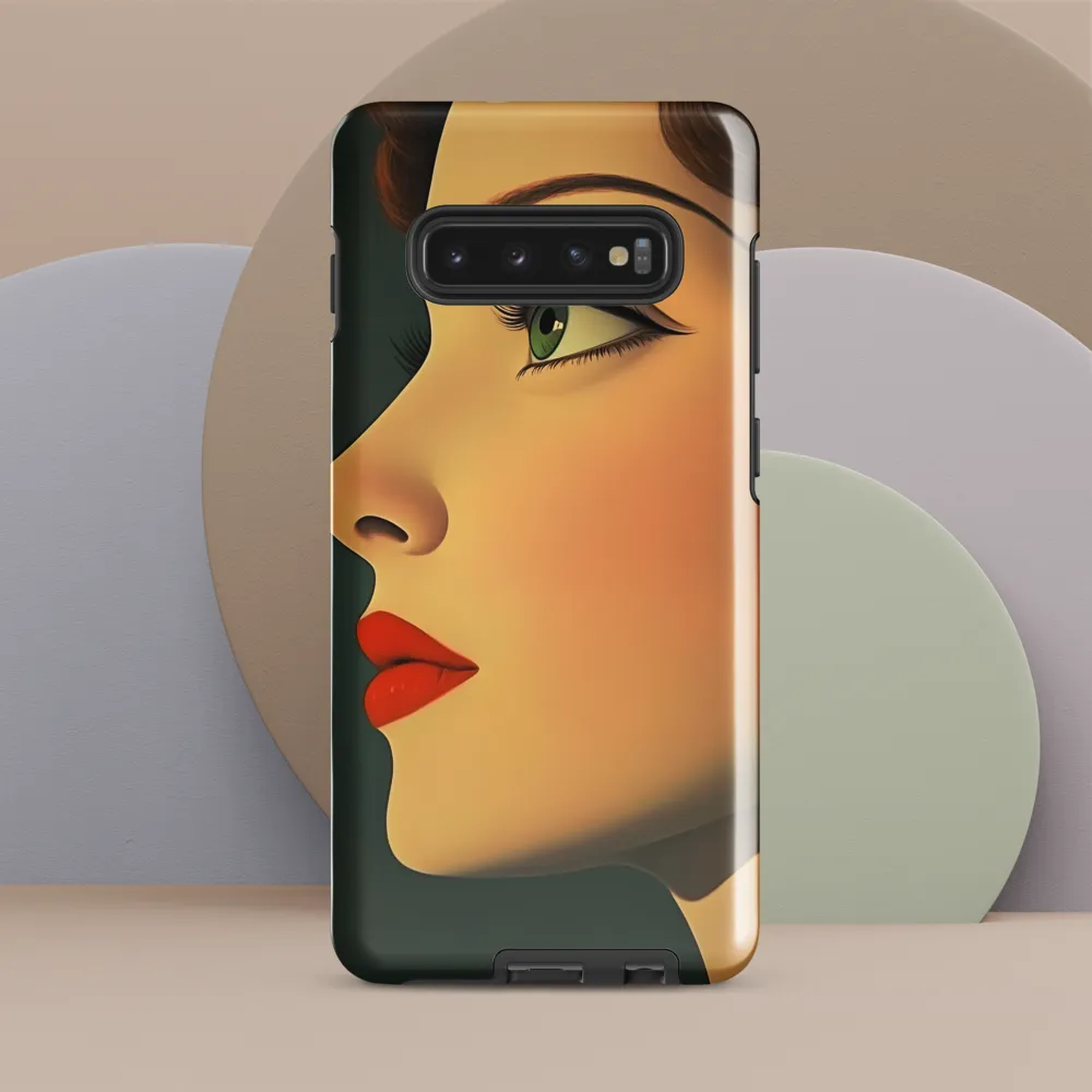 Elegance in Profile | Phone Case |  S10 Plus | Tough Case | Glossy