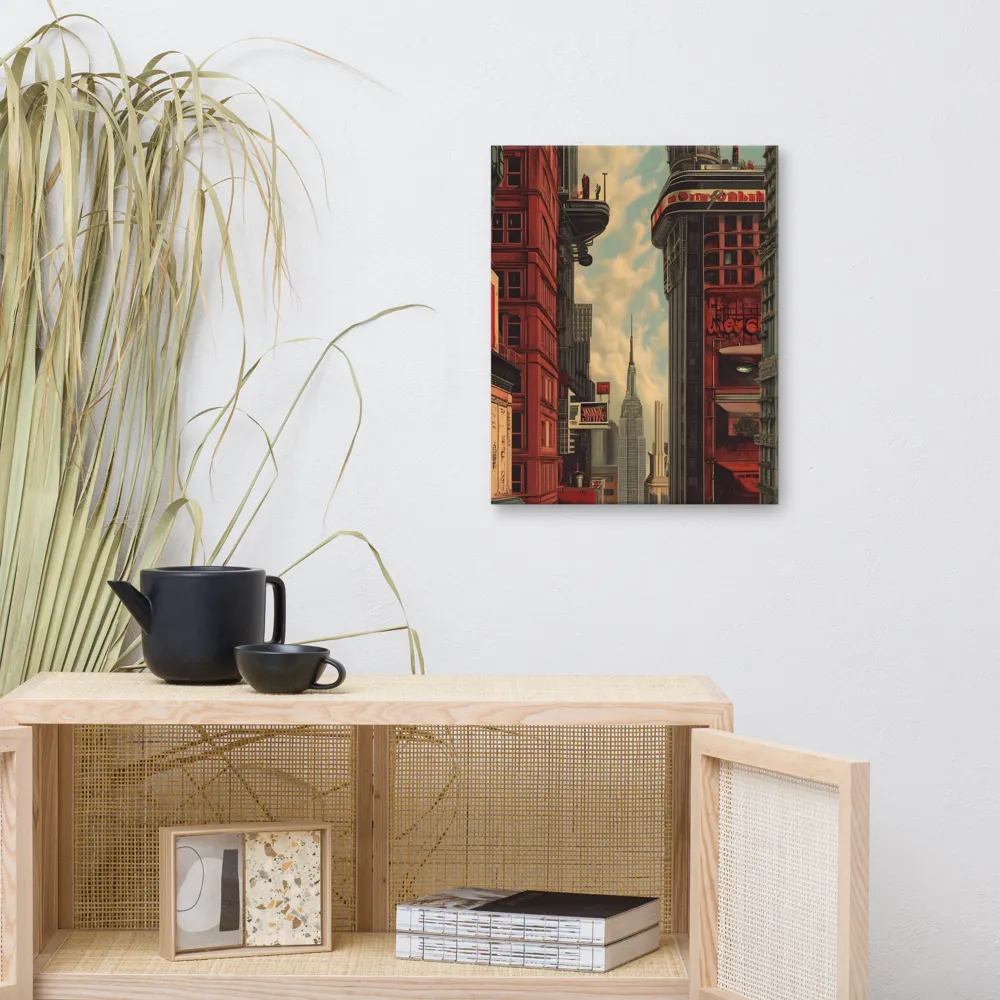A Glimpse of Tomorrow: Urban Ambition | Canvas | 16″×20″
