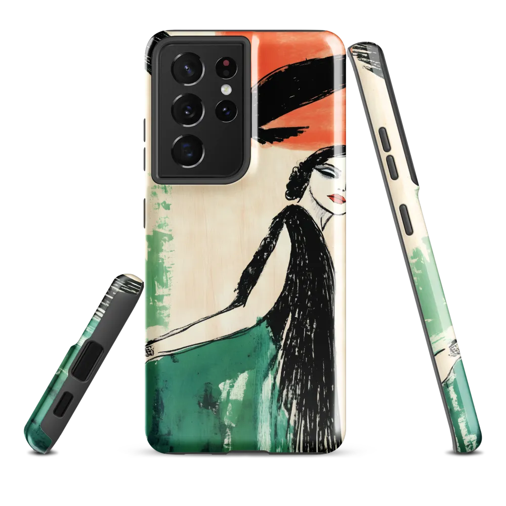 Elegance in Flight | Phone Case |  S21 Ultra | Tough Case | Glossy