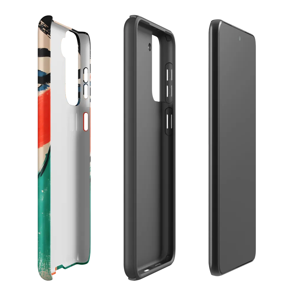 Vivid Portrait of a Modern Muse | Phone Case |  S21 Plus | Tough Case | Matte