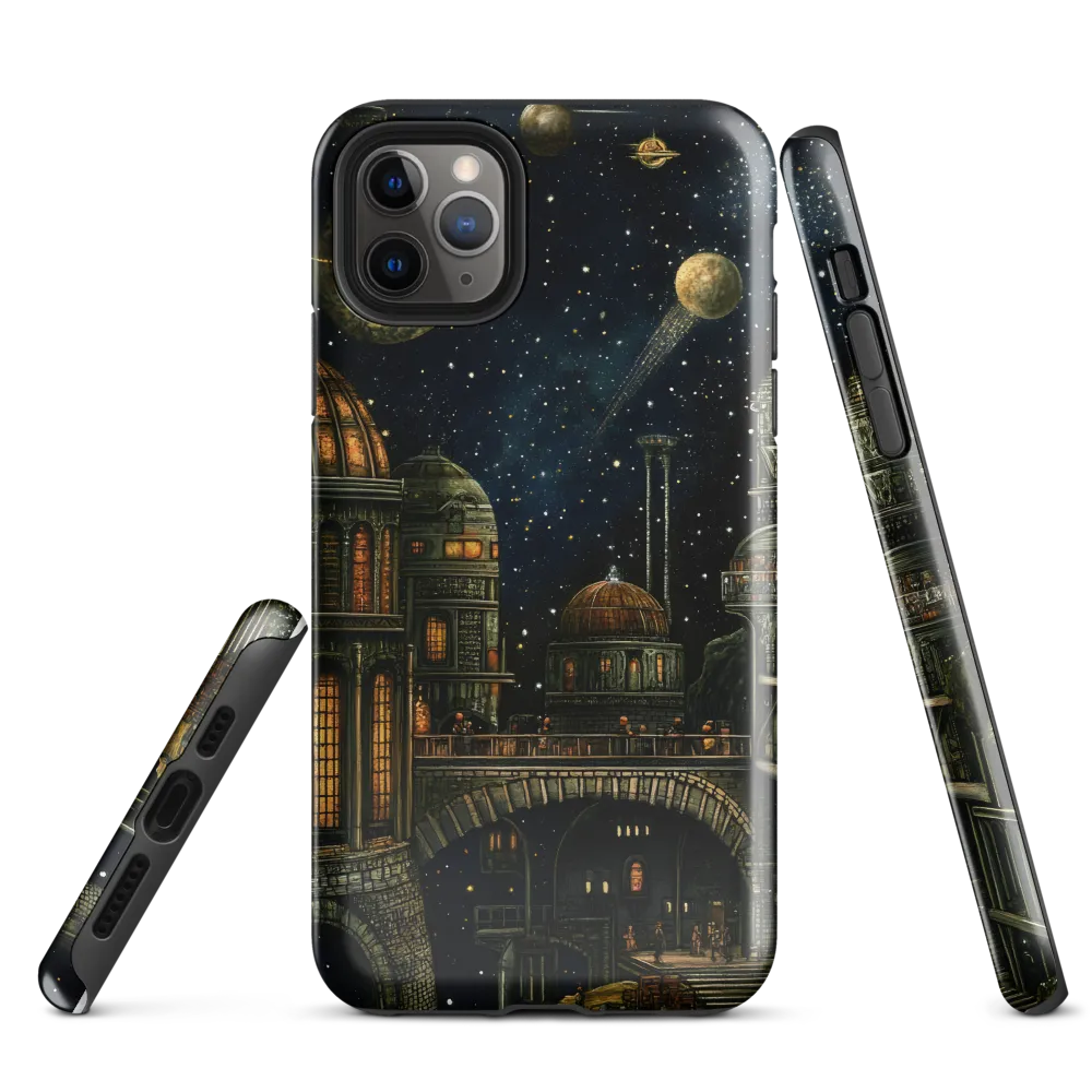 Celestial City: A Journey Through the Cosmos | Phone Case |  11 Pro Max | Tough Case | Glossy