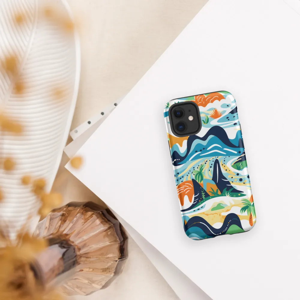 Abstract Tropical Landscape