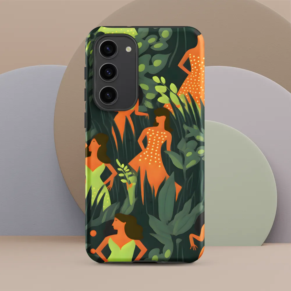 Playful Harmony in Patterns | Phone Case |  S23 Plus | Tough Case | Matte