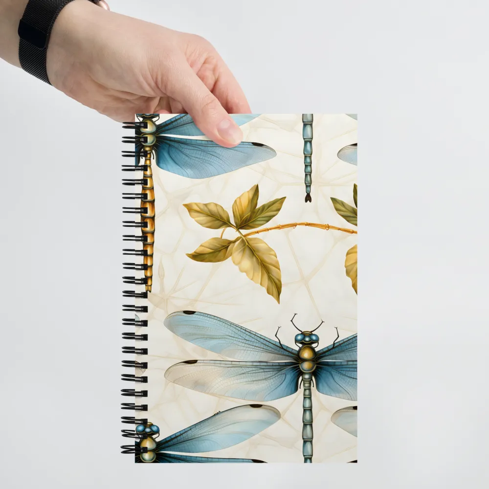 Ethereal Dance of Dragonflies | Spiral Notebook