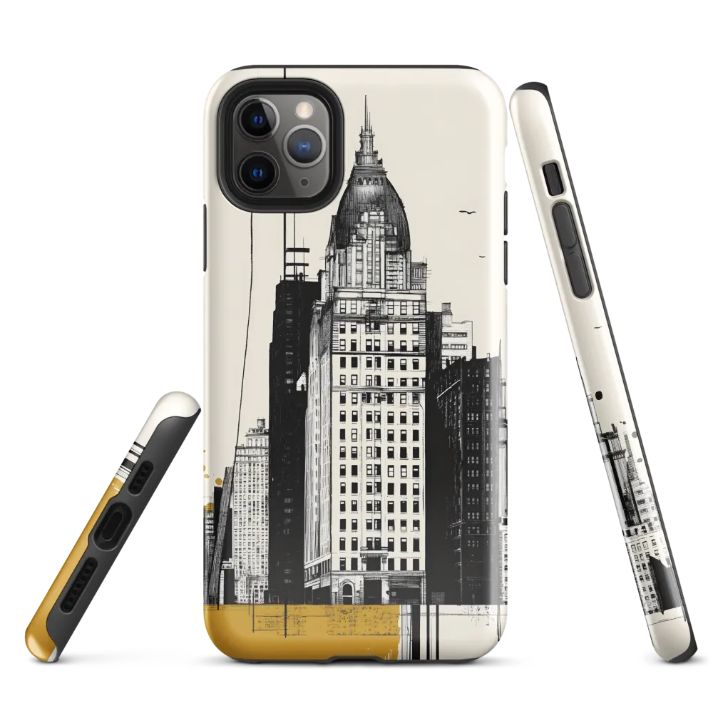 Urban Elegance: A Modern Cityscape | Phone Case |  11 Pro Max | Tough Case | Glossy