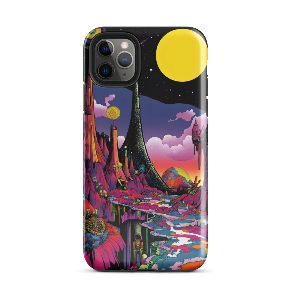 Celestial Dreams: A Journey Through an Alien Landscape | Phone Case |  11 Pro Max | Tough Case | Glossy