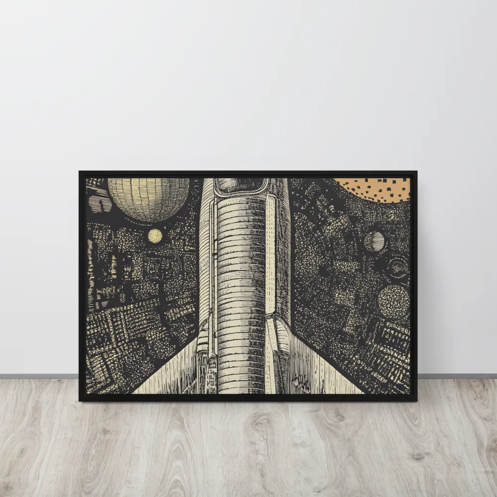 Voyage to the Unknown | Canvas with Black Frame | 20″×30″
