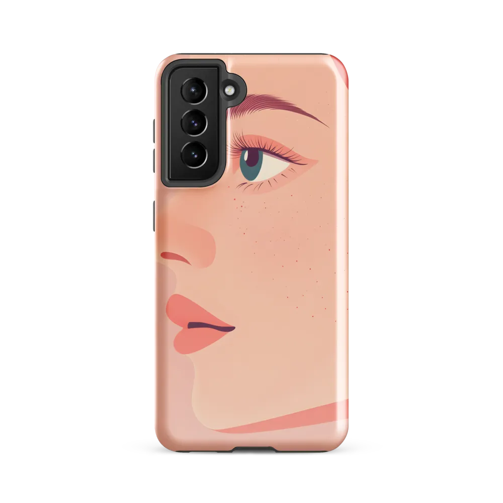 Serenity in Profile | Phone Case |  S21 FE | Tough Case | Glossy