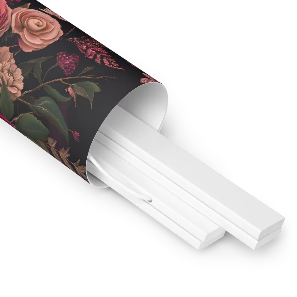 Botanical Elegance | Poster With White Wood Hanger | 14″×14″