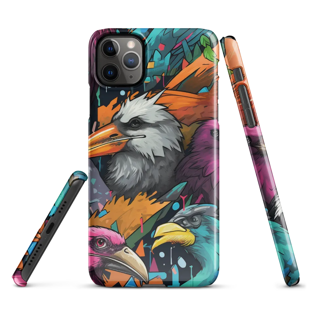 Avian Vortex: A Celebration of Color and Form | Phone Case |  11 Pro Max | Snap Case | Glossy