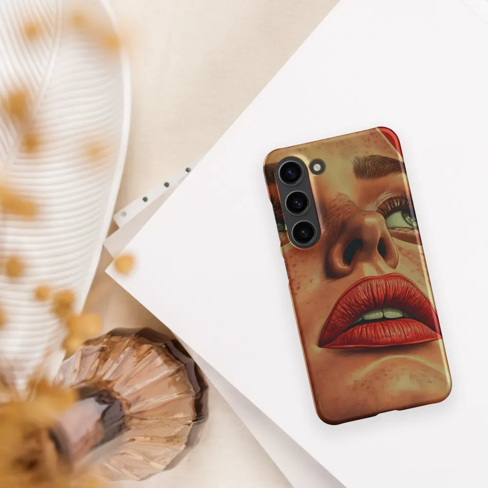 Red Intensity: A Portrait of Elegance